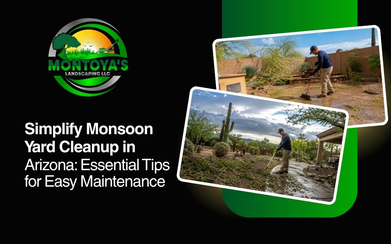 Monsoon debris prevention for a clean Arizona desert yard