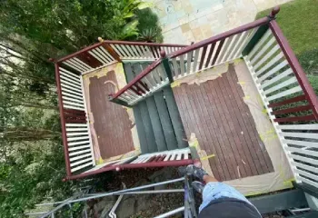 Exterior House Fence Painting
