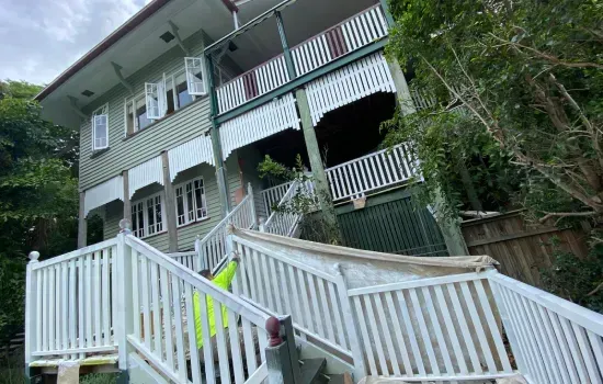 Exterior House being painted