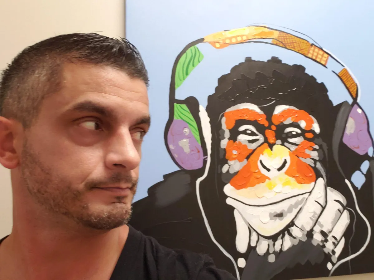 Jason monkeying around