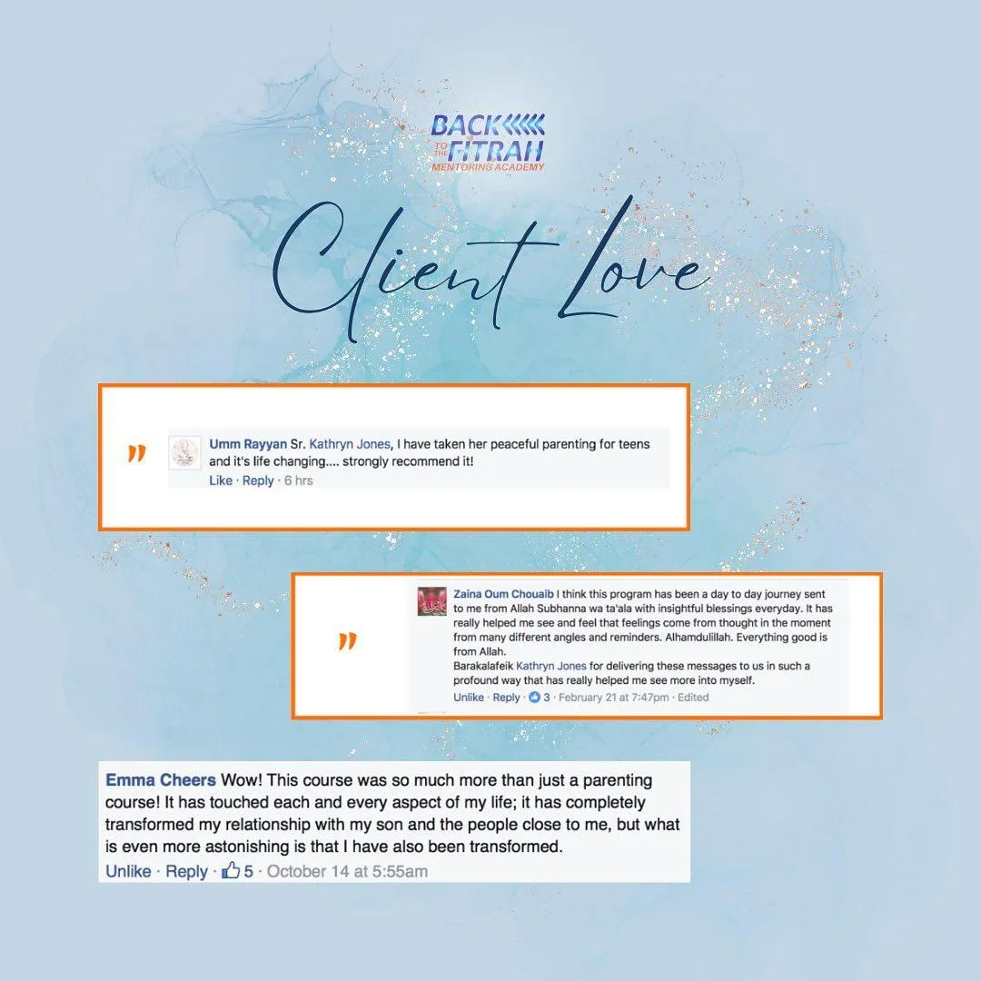 Back to the Fitrah Mentoring Academy