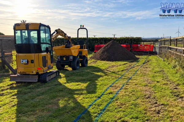 Private Water Infrastructure Works Underway in Dundonald