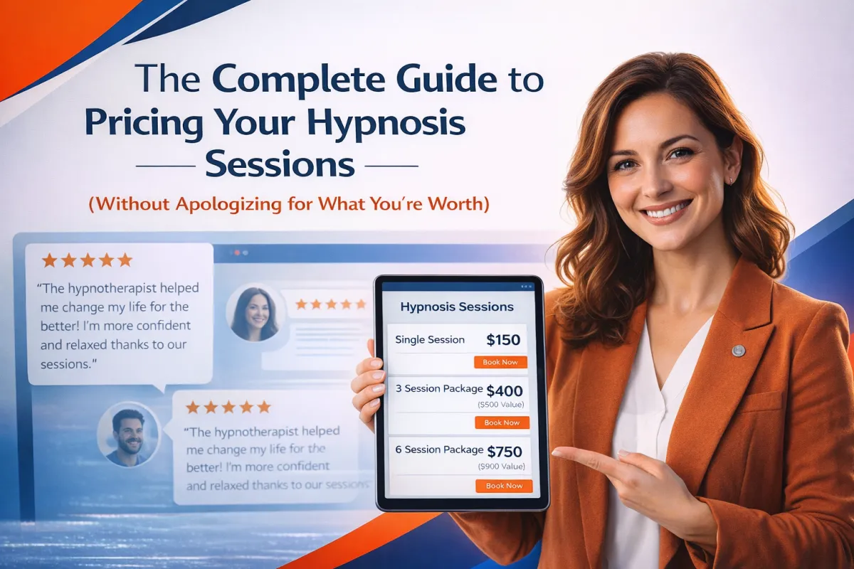 The Complete Guide to Pricing Your Hypnosis Sessions (Without Apologizing for What You're Worth)