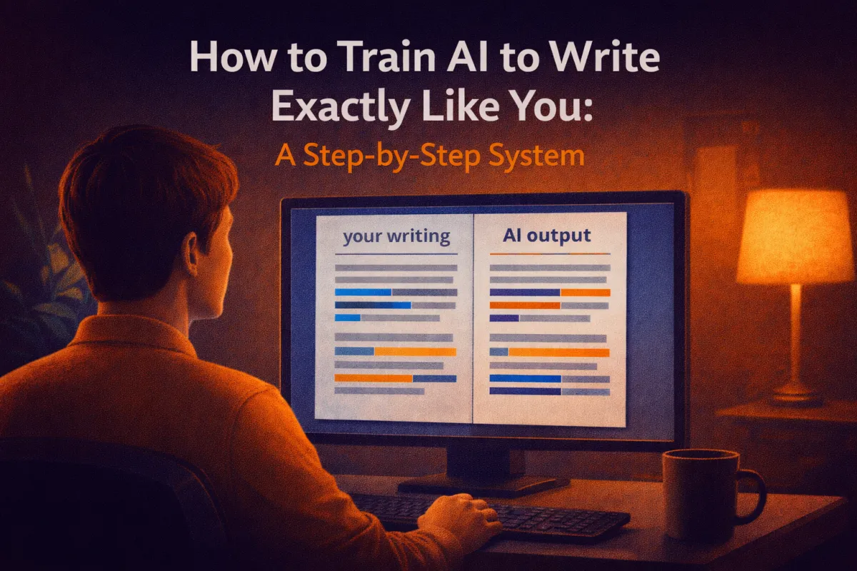 How to Train AI to Write Exactly Like You: A Step-by-Step System