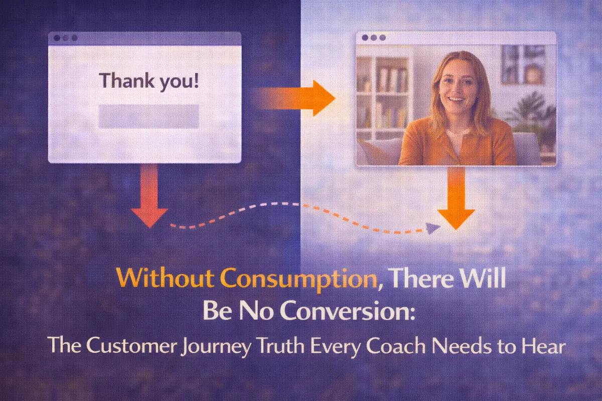 Without Consumption, There Will Be No Conversion: The Customer Journey Truth Every Coach Needs to Hear