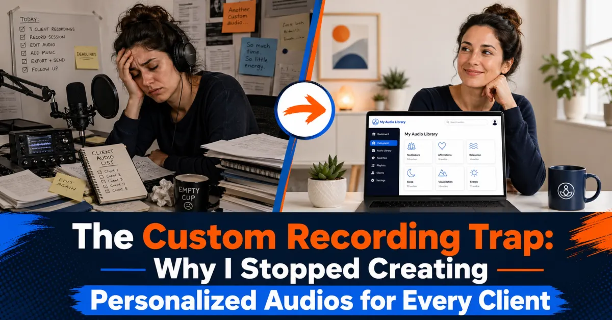 The Custom Recording Trap: Why I Stopped Creating Personalized Audios for Every Client