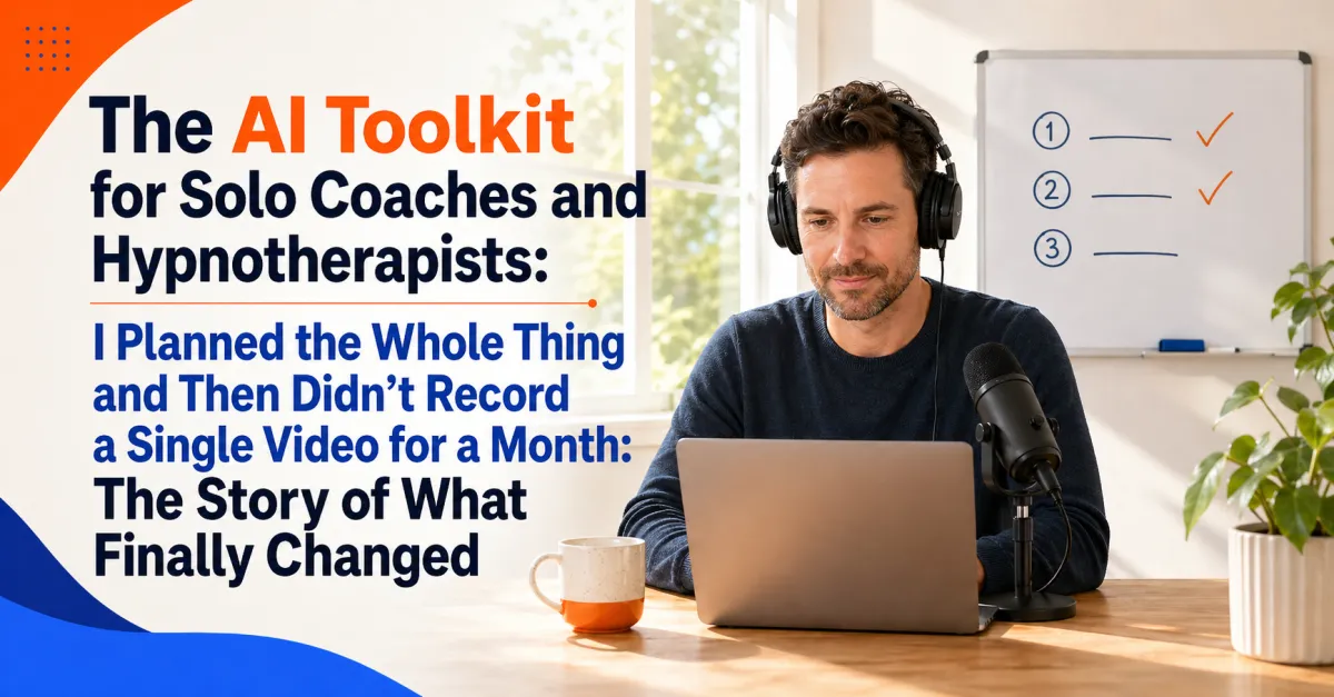 I Planned the Whole Thing and Then Didn't Record a Single Video for a Month: The Story of What Finally Changed