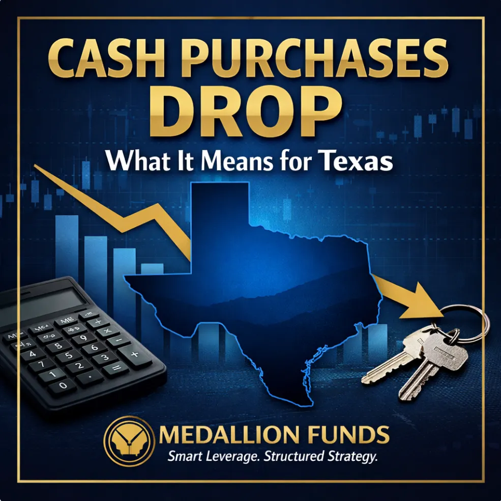🏠 Cash Home Purchases Drop in Texas: What Lower Mortgage Rates Mean for Buyers & Investors 📉