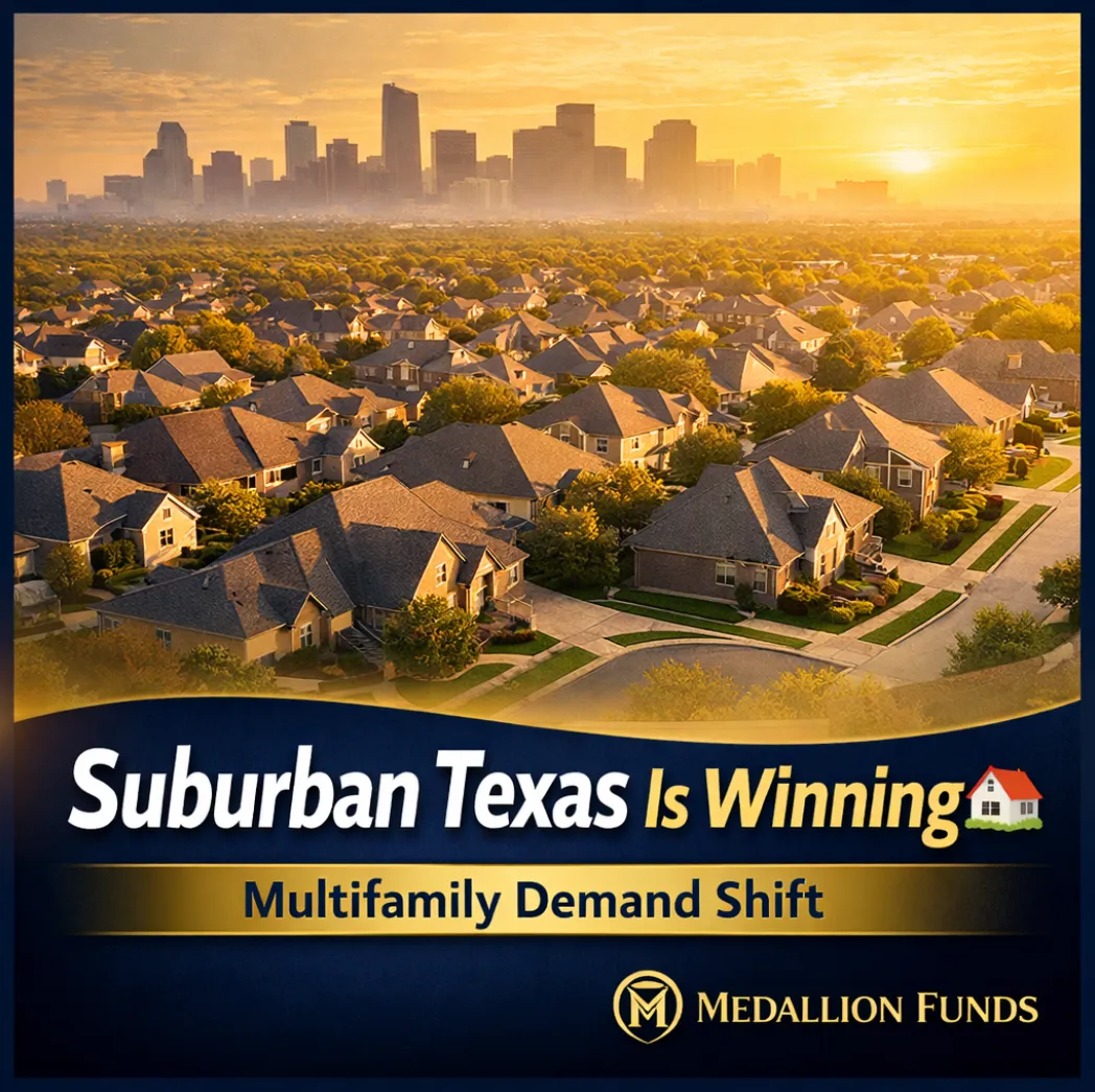 š Suburban Texas Is Winning the Multifamily Game š” Follow the Rooftops, Not the Skylines