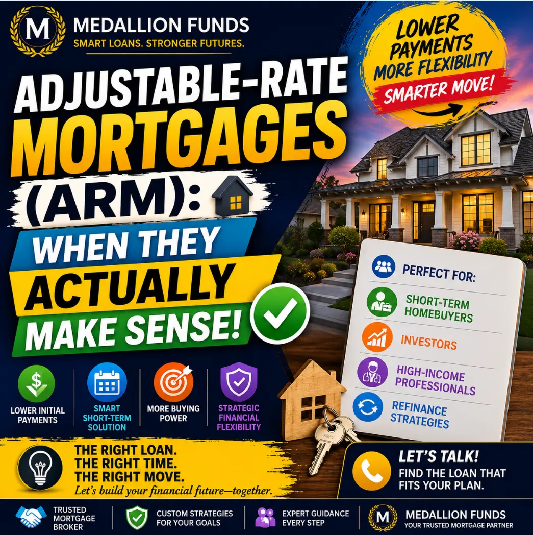 📉 ARM vs Fixed Mortgage: How Smart Buyers Lower Payments & Build Flexibility 🔑