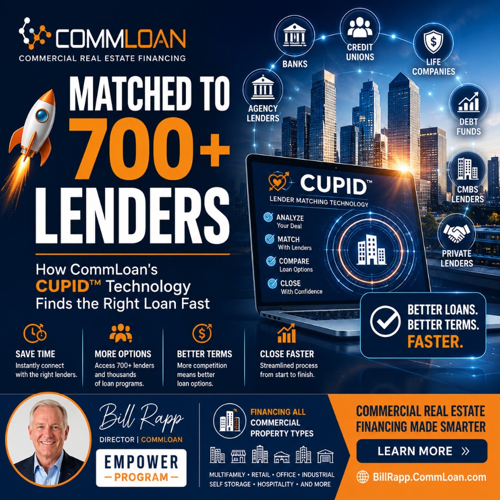 š„ Commercial Real Estate Financing Made Easy with CommLoan's CUPID⢠Lending Platform š„