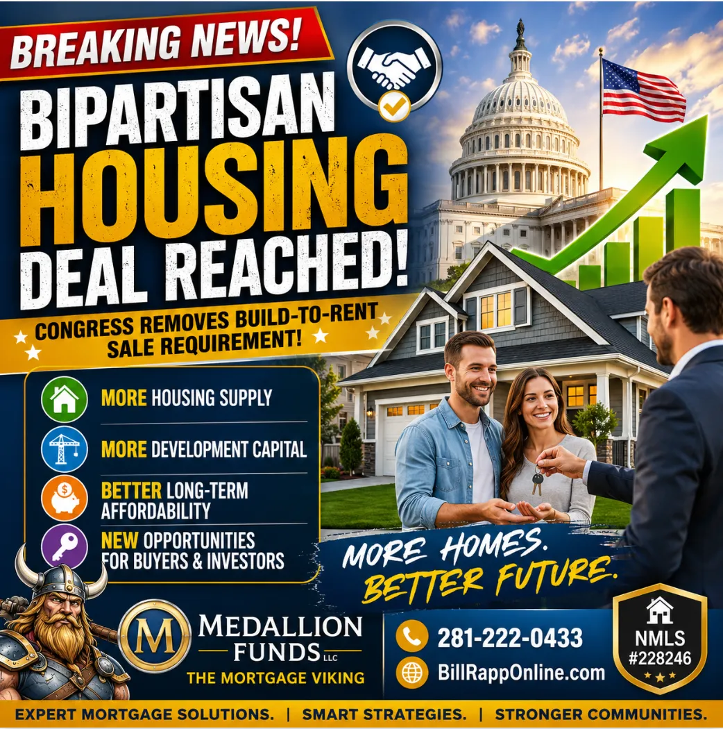 📈 Build-to-Rent Wins Big as Congress Removes Investor Sale Mandate From Housing Reform Bill 🏡