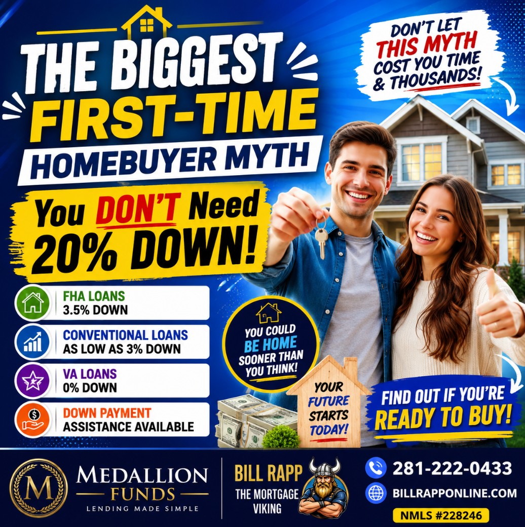 💰 First-Time Homebuyer Secrets: The Truth About Down Payments in 2026 🏠