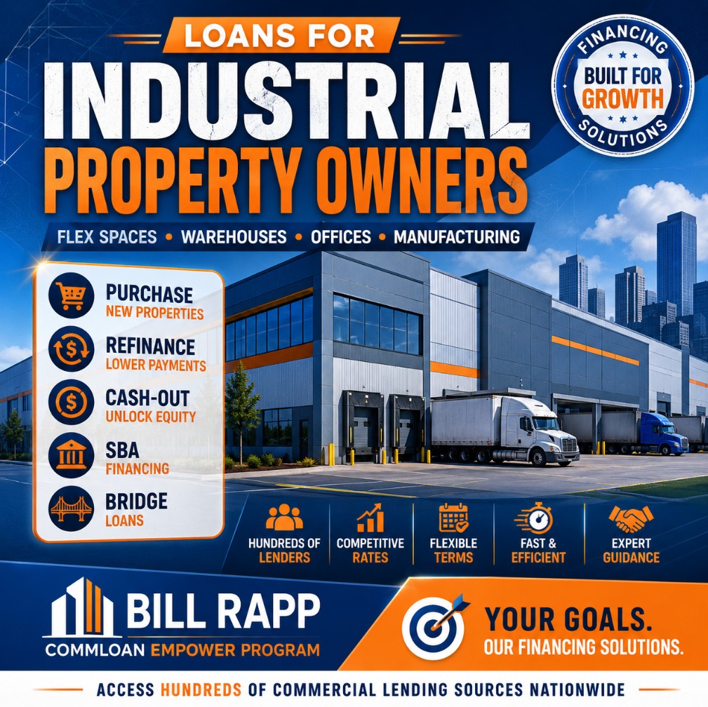 ๐ Commercial Industrial Property Financing: Loans for Warehouses, Flex Spaces & Industrial Owners ๐๏ธ