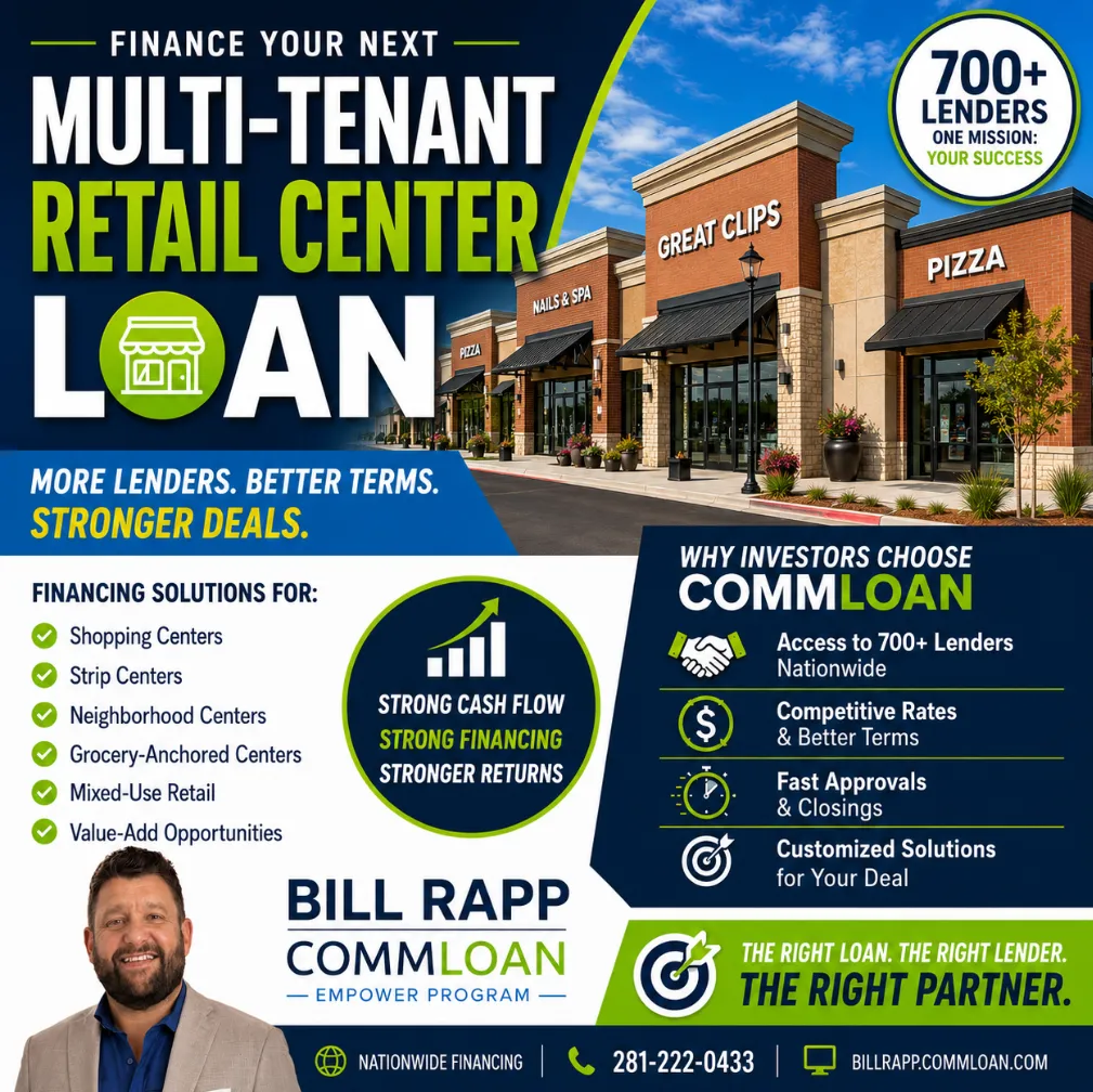 š¢ Secure the Best Multi-Tenant Retail Center Loan: Everything Investors Need to Know š