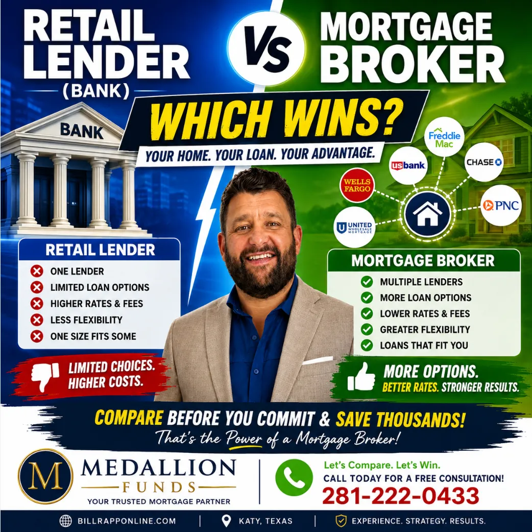 🚀 Mortgage Broker vs. Retail Lender: Why Shopping Hundreds of Lenders Beats One Bank 🏦➡️🏡