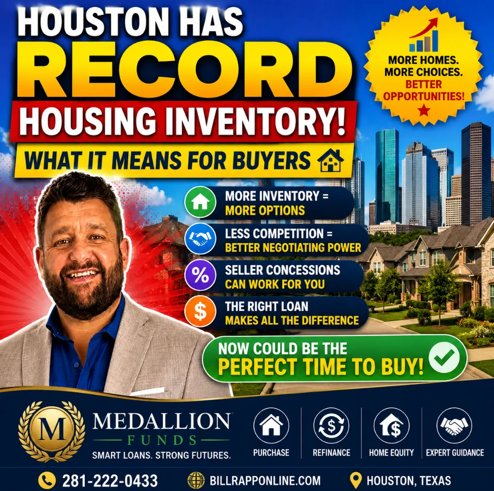 📈 Record Houston Homes for Sale: More Choices, More Leverage & New Opportunities for Buyers 🏠