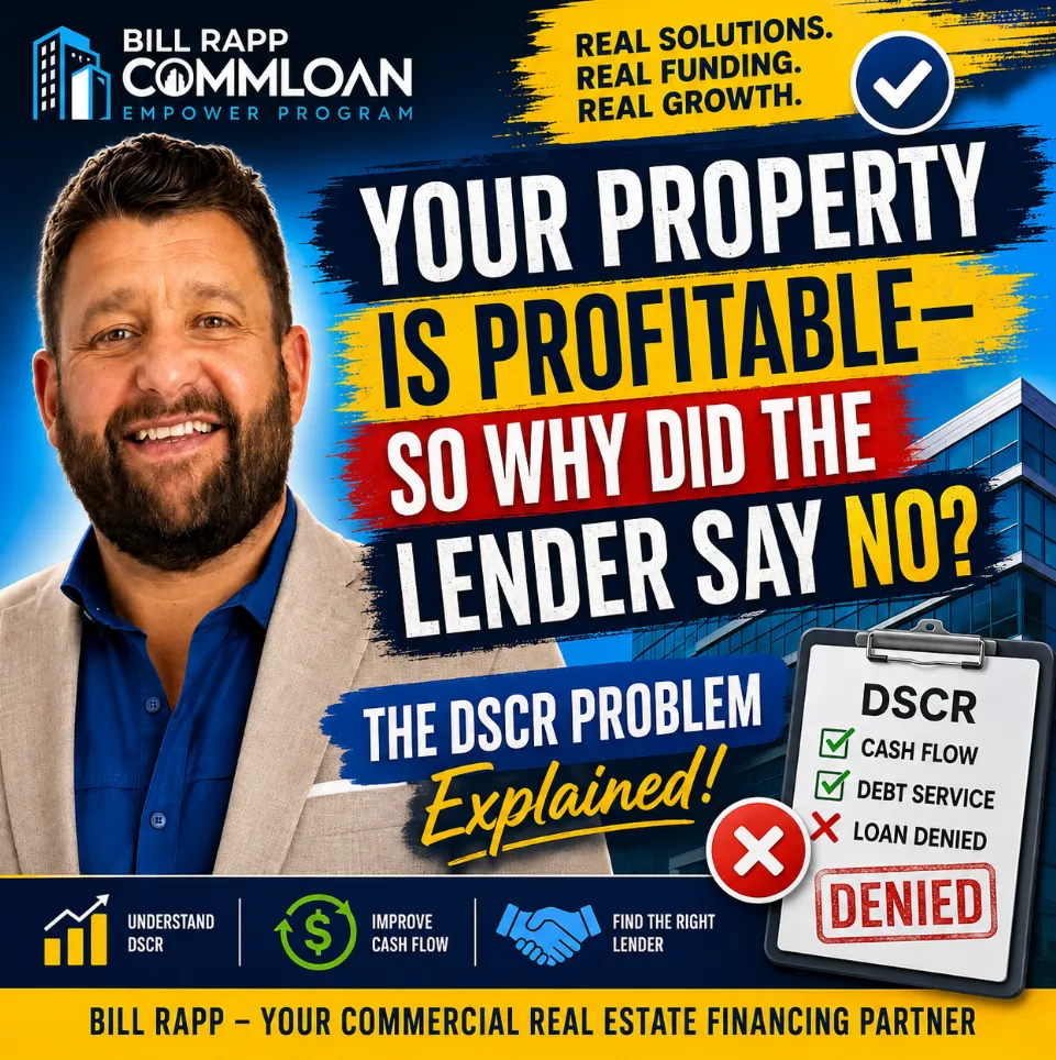 💰 The DSCR Problem Explained: Why Profitable Commercial Properties Still Get Denied for Financing 🚫