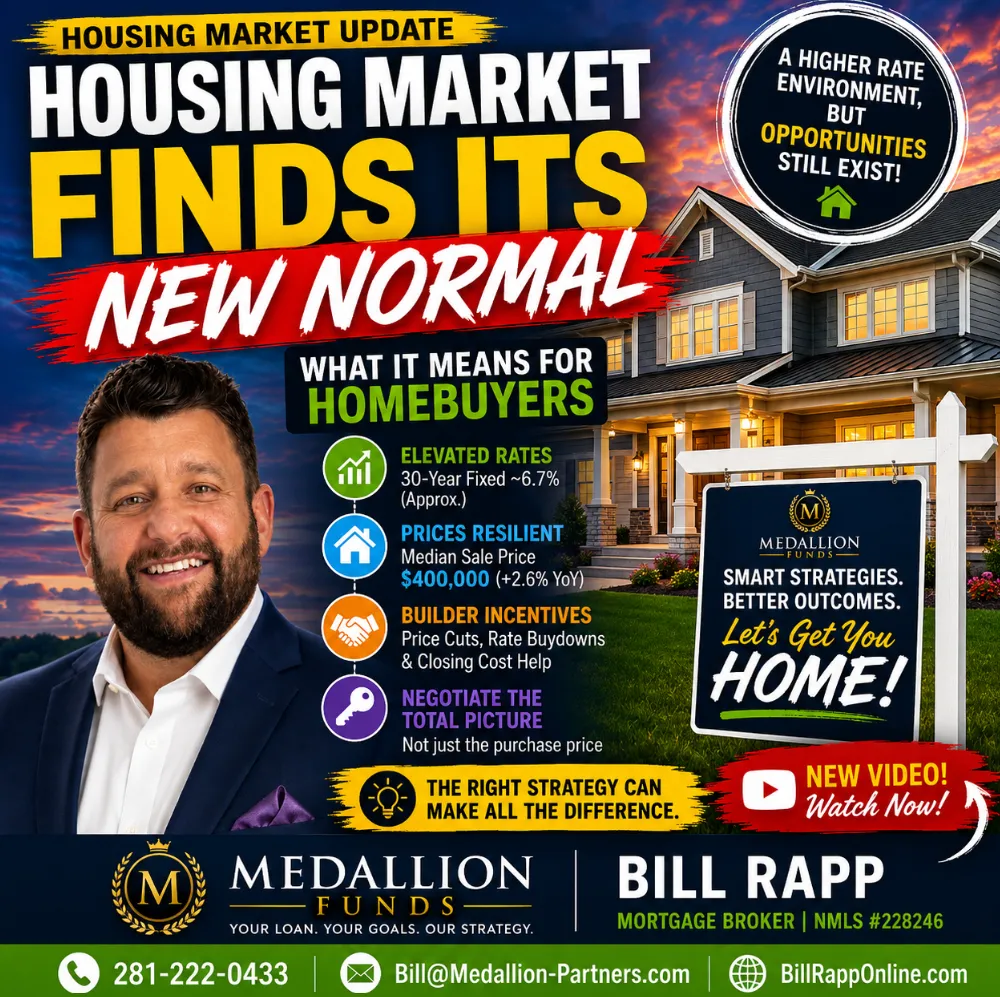 💰 The 2026 Housing Market New Normal: Higher Rates, Builder Incentives & New Buyer Opportunities 🏠