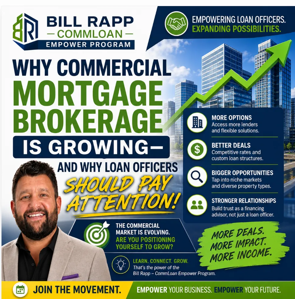 💰 Residential Loan Officers: Commercial Mortgage Brokerage Could Be Your Next Growth Opportunity 🏢