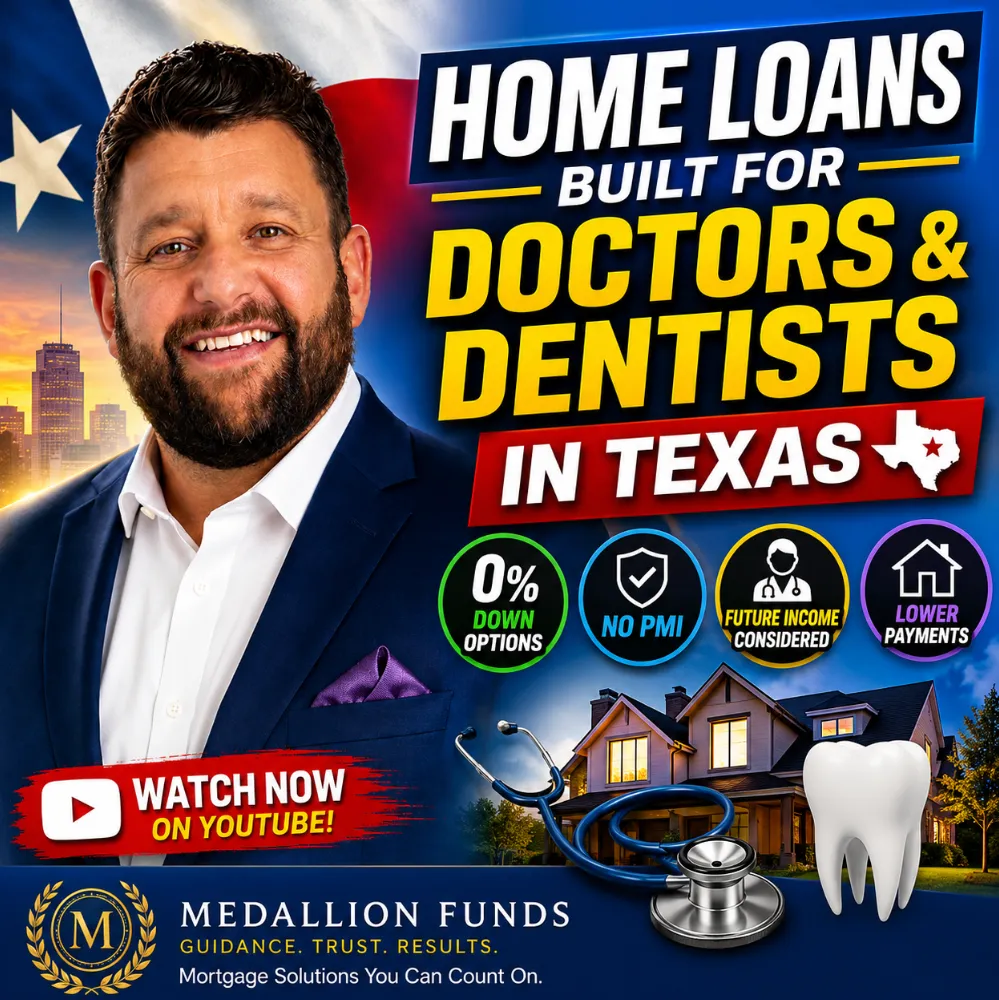 💰🩺 Texas Doctor Loans Explained: Low-Down-Payment Mortgage Options for Physicians & Dentists 🏡✨