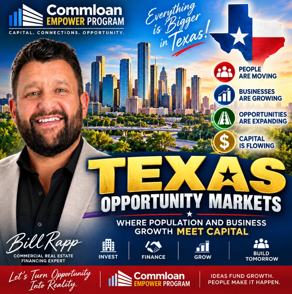 🤠 Investing in Texas Commercial Real Estate: Follow the Population, Jobs & Capital 📈