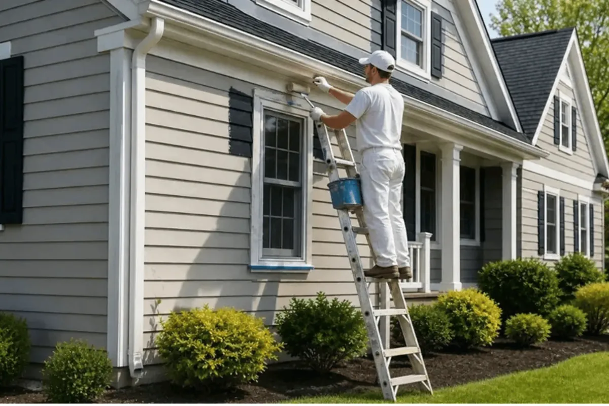 Modern exterior house painting update in Utah