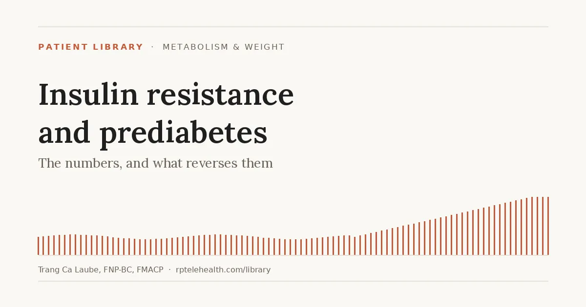 Insulin Resistance and Prediabetes: The Numbers, and What Reverses Them