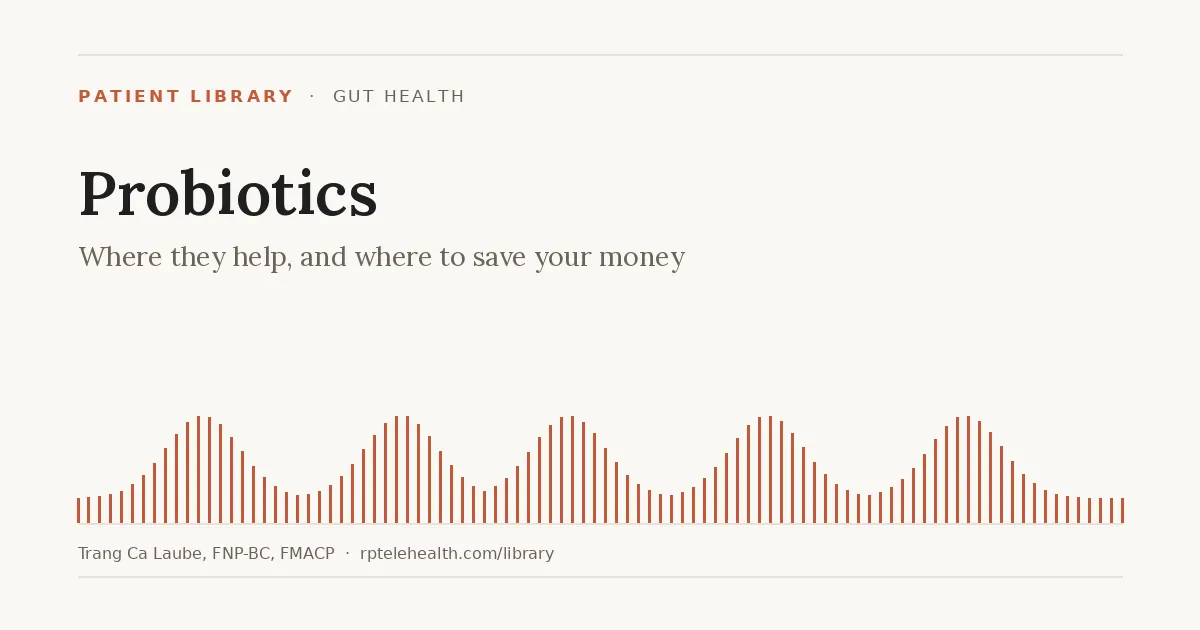 Probiotics: Where They Help, and Where to Save Your Money