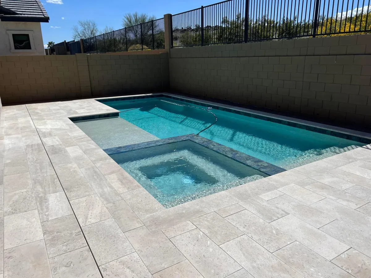 Paver Install, Travertine Install