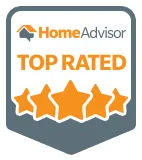HomeAdvisor top rated badge