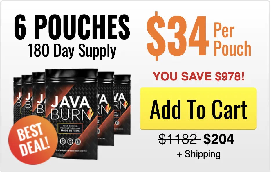 Java Burn 6 Pouches