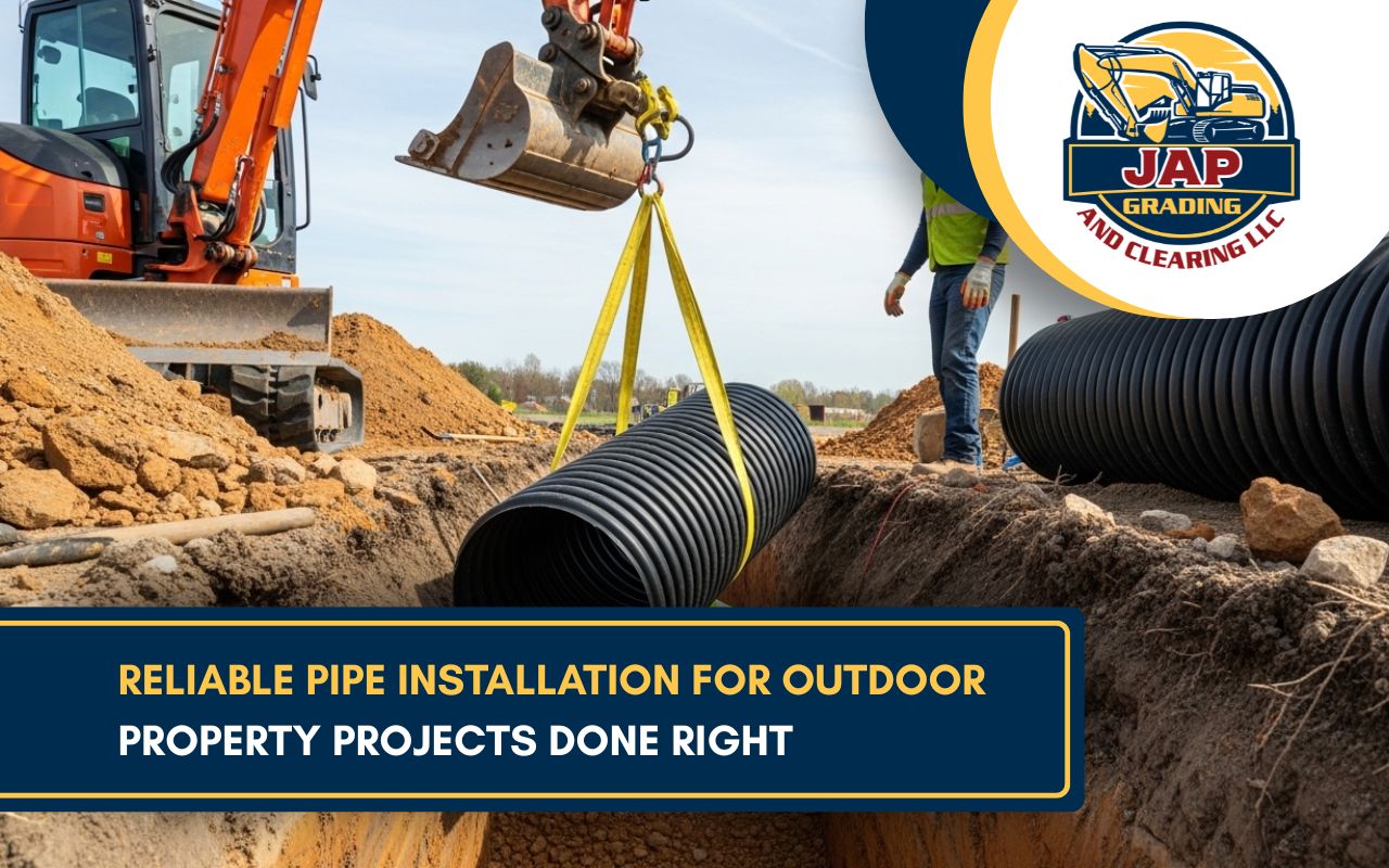 Reliable Pipe Installation For Outdoor Property Projects Done Right
