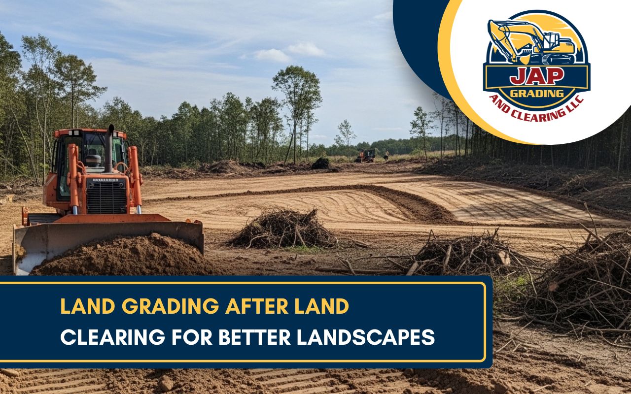 Land Grading After Land Clearing For Better Landscapes