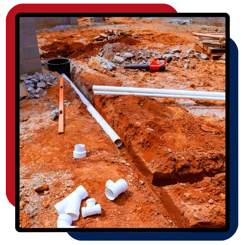 Sanitary connections, plumbing work for safe home drainage