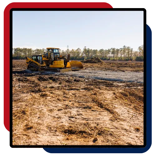 Lot clearing service in North Carolina, preparing land for future use