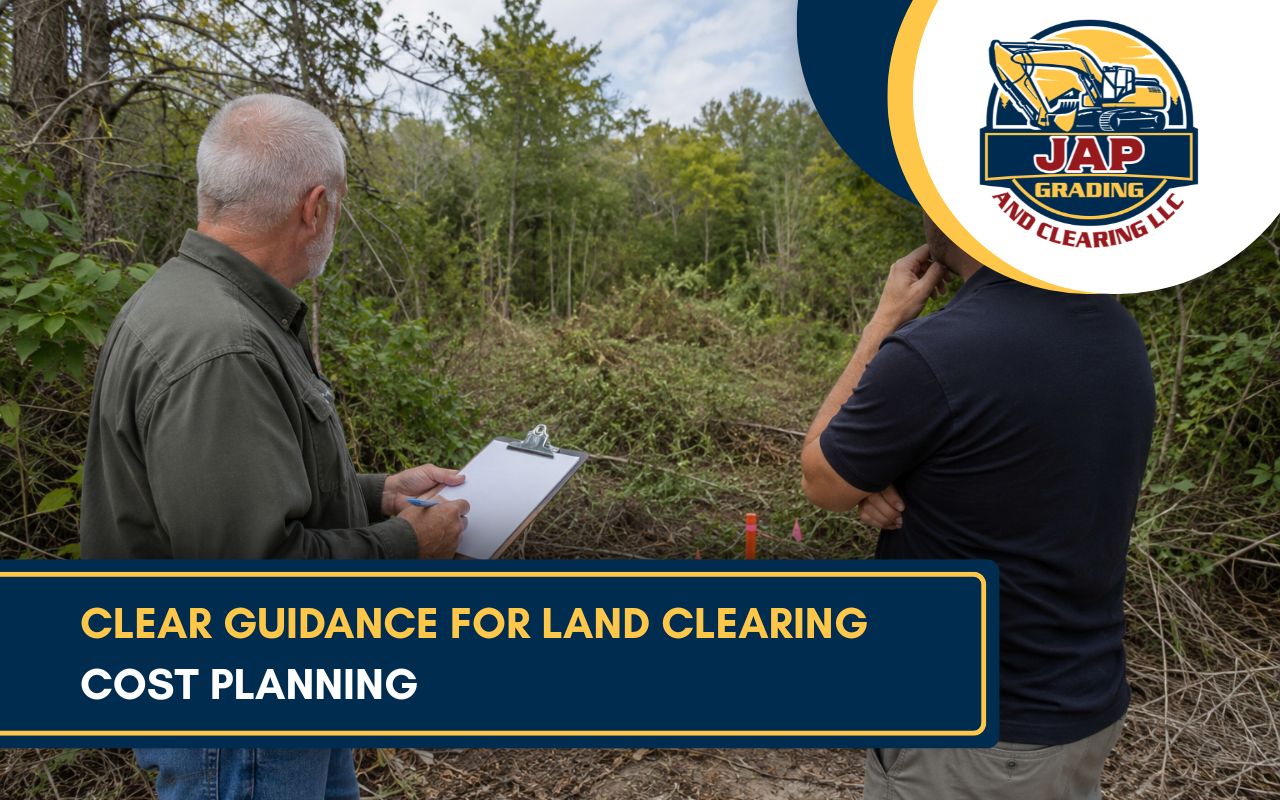Land clearing cost guide for property preparation