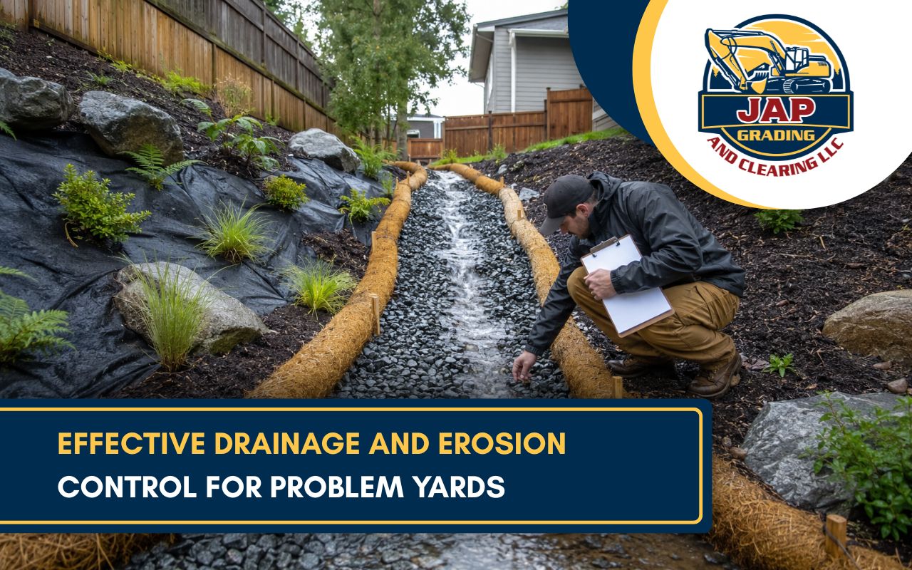 Effective Drainage And Erosion Control For Problem Yards