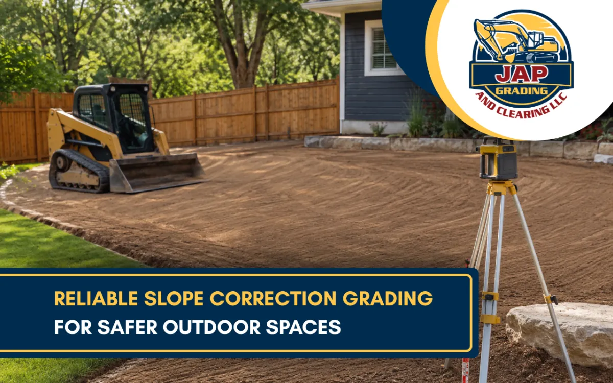  slope correction grading for Safer Outdoor Spaces