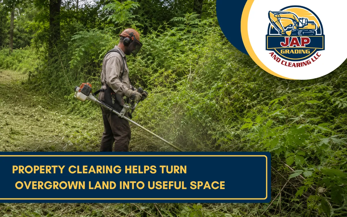 Property Clearing Helps Turn Overgrown Land Into Useful Space
