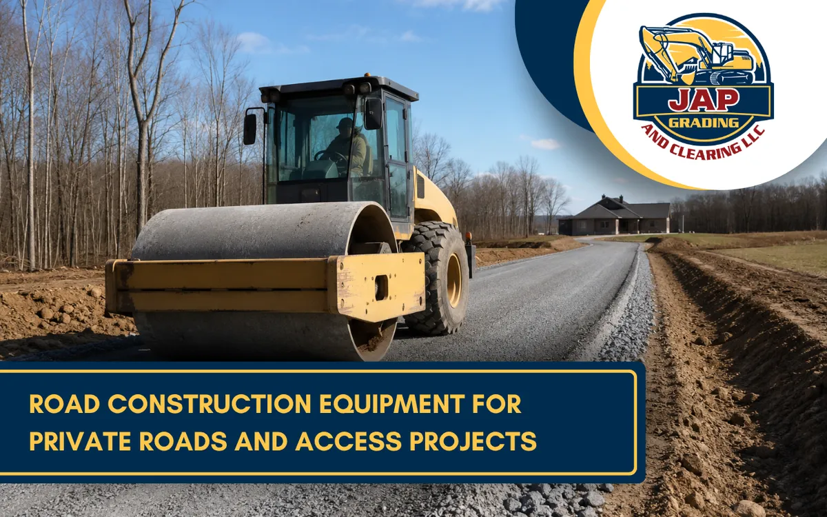 Road Construction Equipment for Private Roads and Access Projects