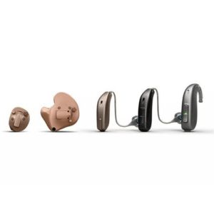 different styles of hearing aids