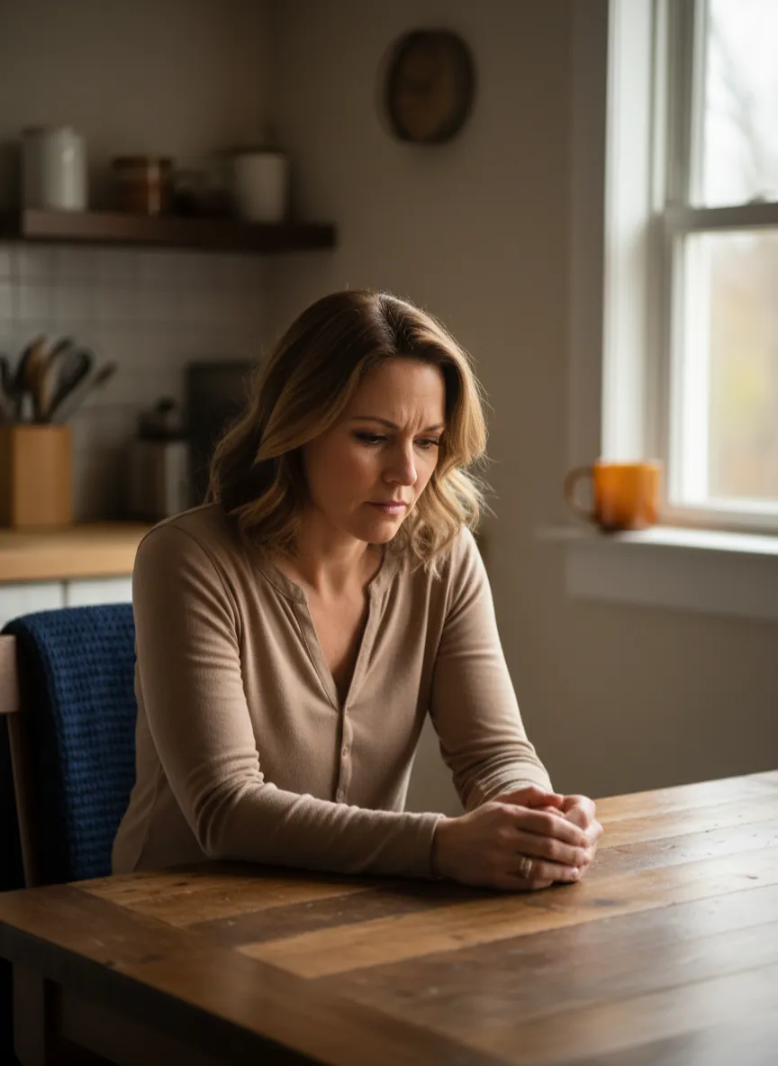 Conceptual image of a stressed homeowner