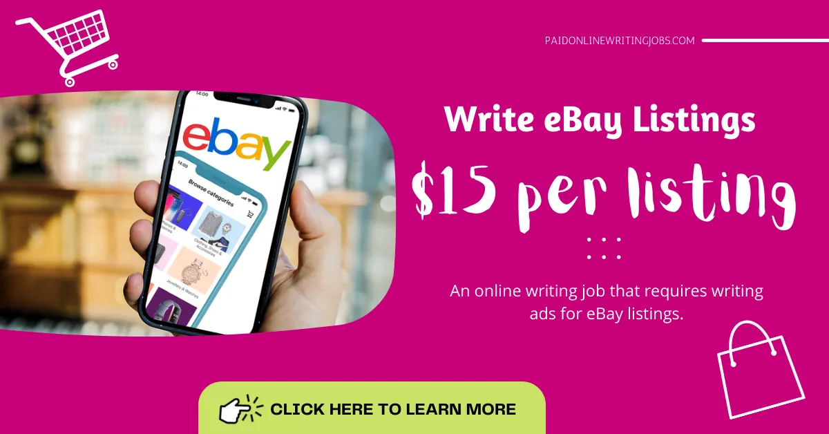 Paying Online Writing Jobs Work from Home