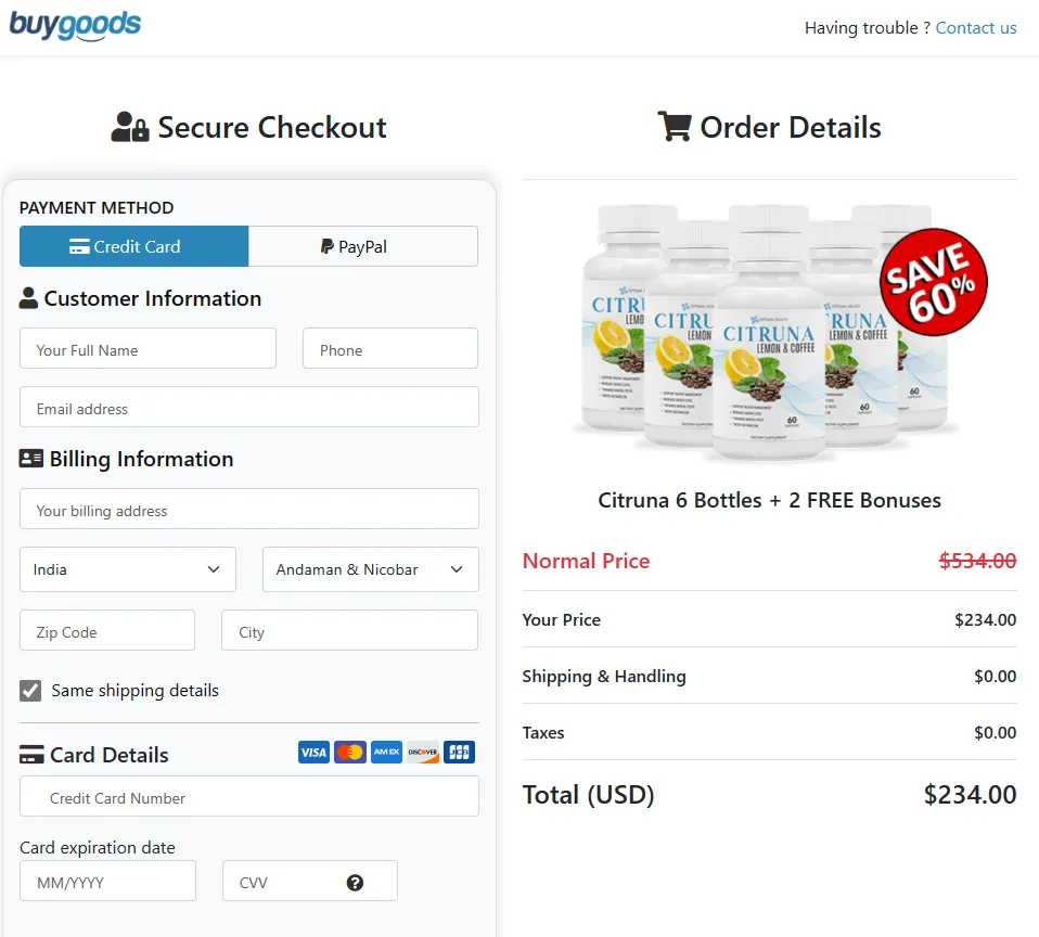 Citruna-checkout-page-image