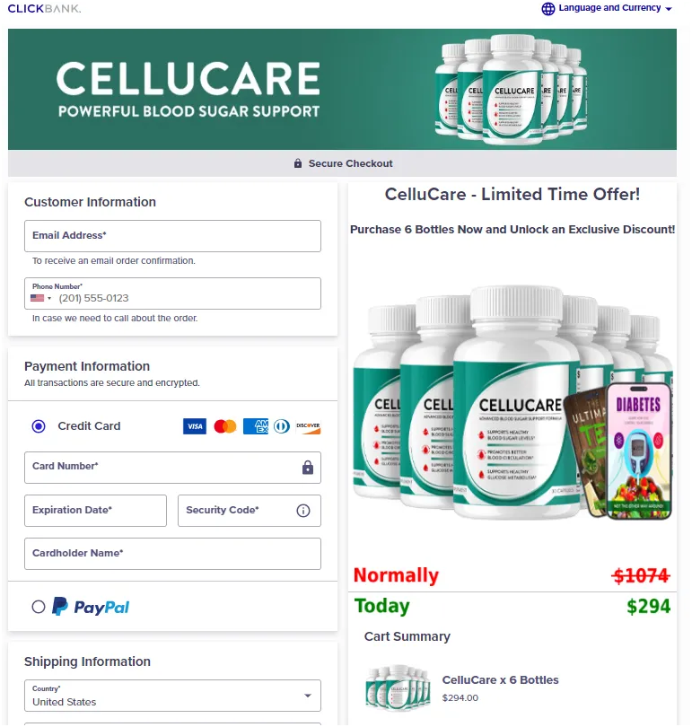 Cellucare-checkout-page-image