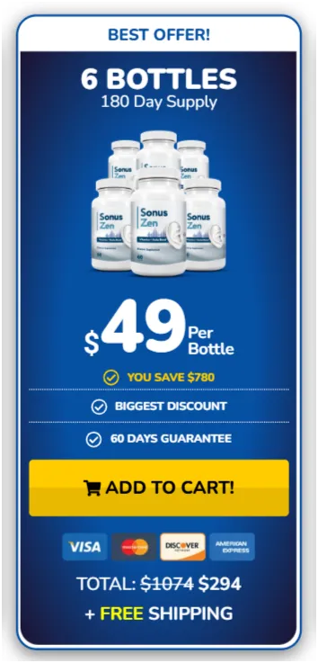 Sonus Zen 180 day supply