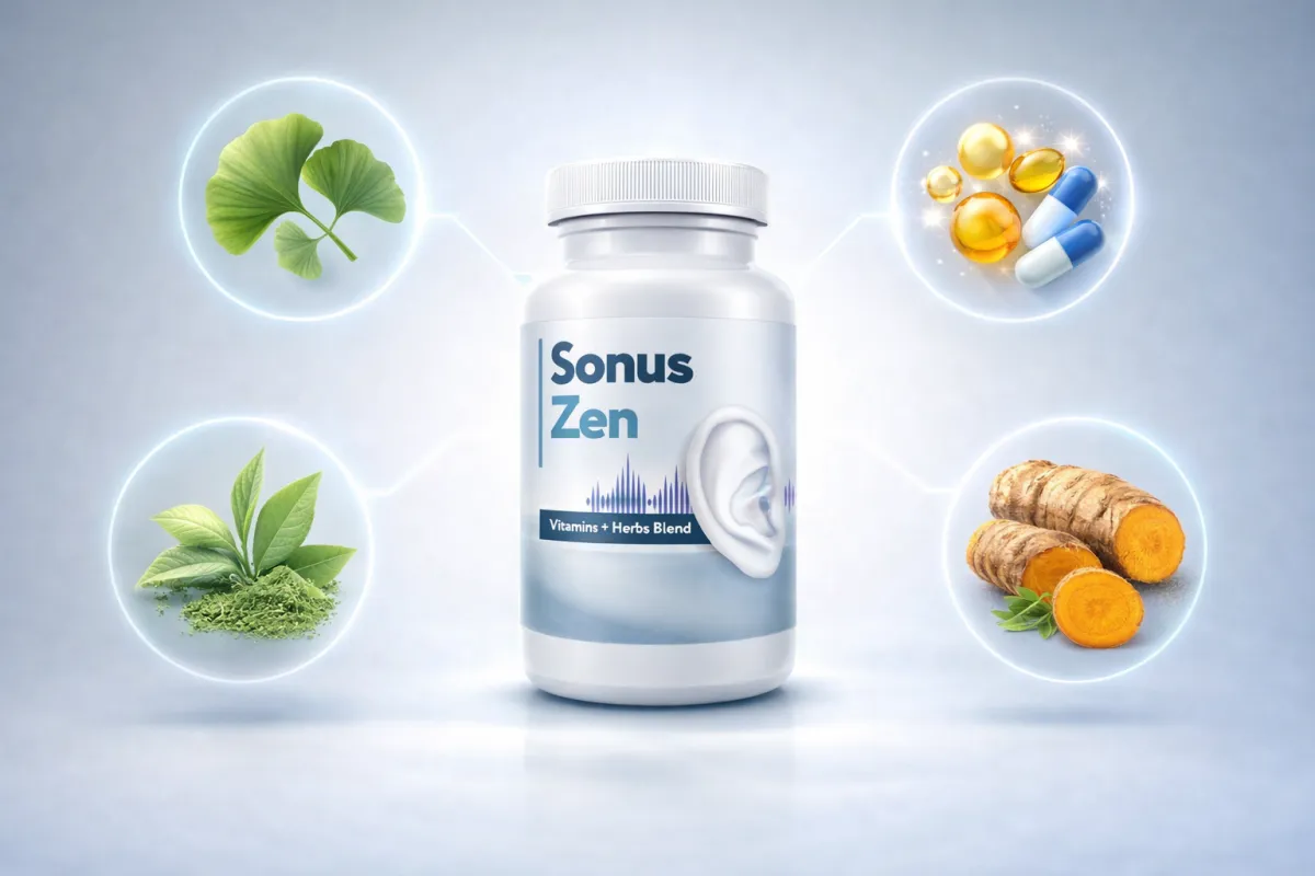Sonus Zen ingredients for ear health and auditory support