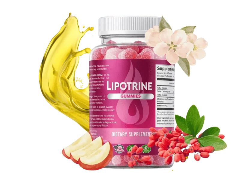 Lipotrine supplement bottle for weight management support