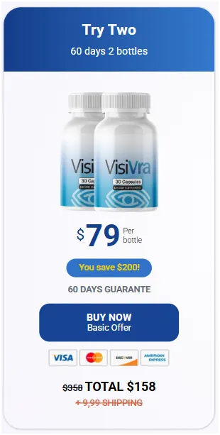 Visivra six bottle bundle package with long term wellness supply